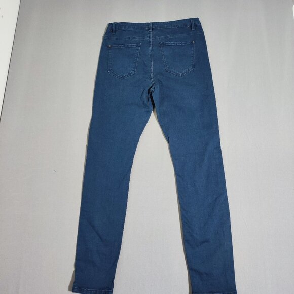 RW&Co. High rise Skinny jeans women's size 31 dark wash ink blue colour - Picture 3 of 14